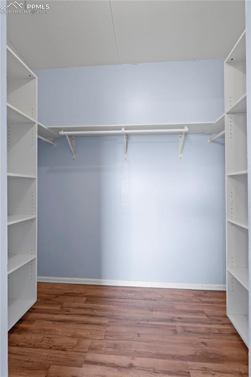 Image 14 of 29: Spacious closet featuring wood finished floors