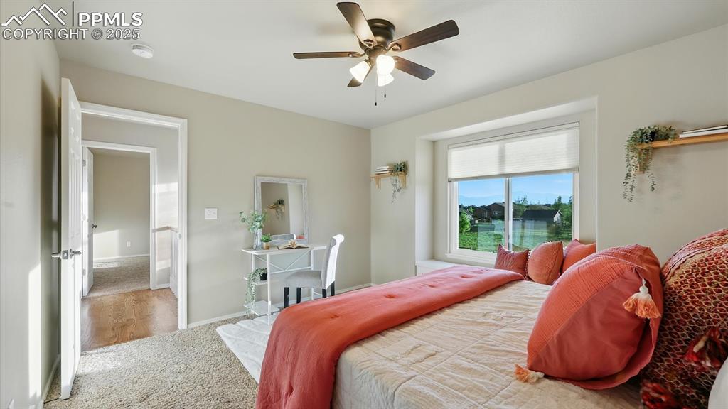 Image 38 of 50: Beautiful views from upper level Bedroom #2.