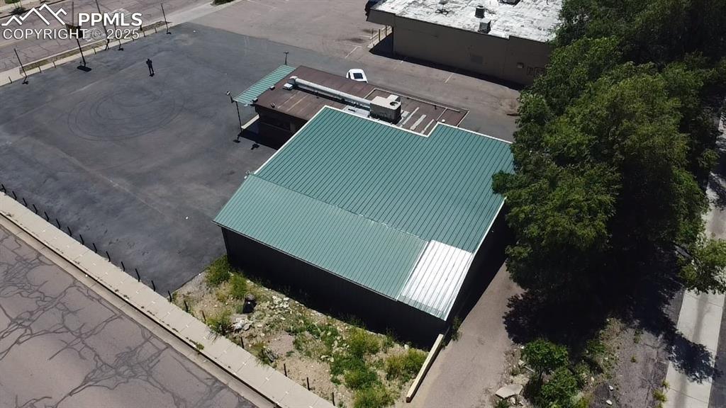Image 15 of 28: View from above of property
