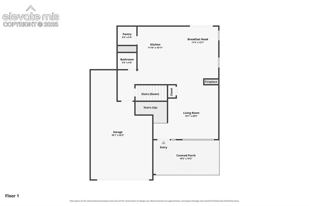 Image 30 of 33: Main Level Floor plan