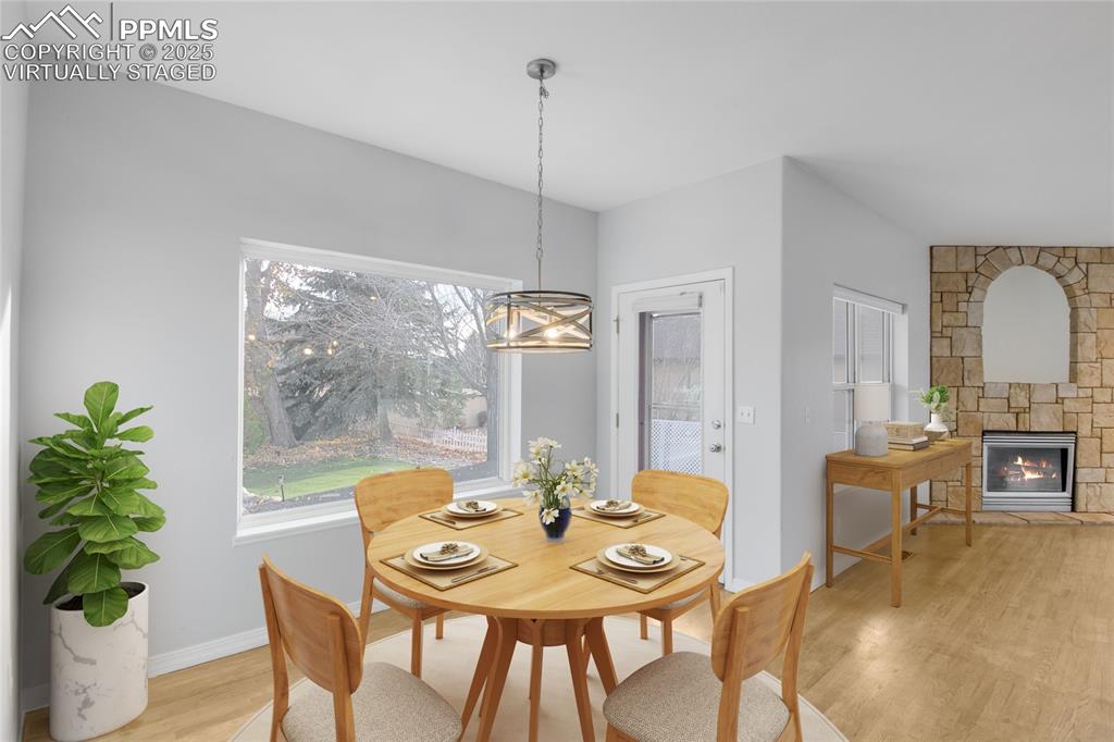 Image 3 of 45: Virtually Staged Dining Area