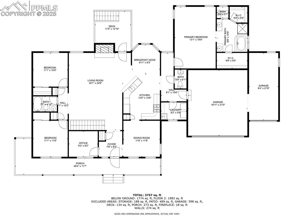 Image 48 of 50: Main level Floorplan