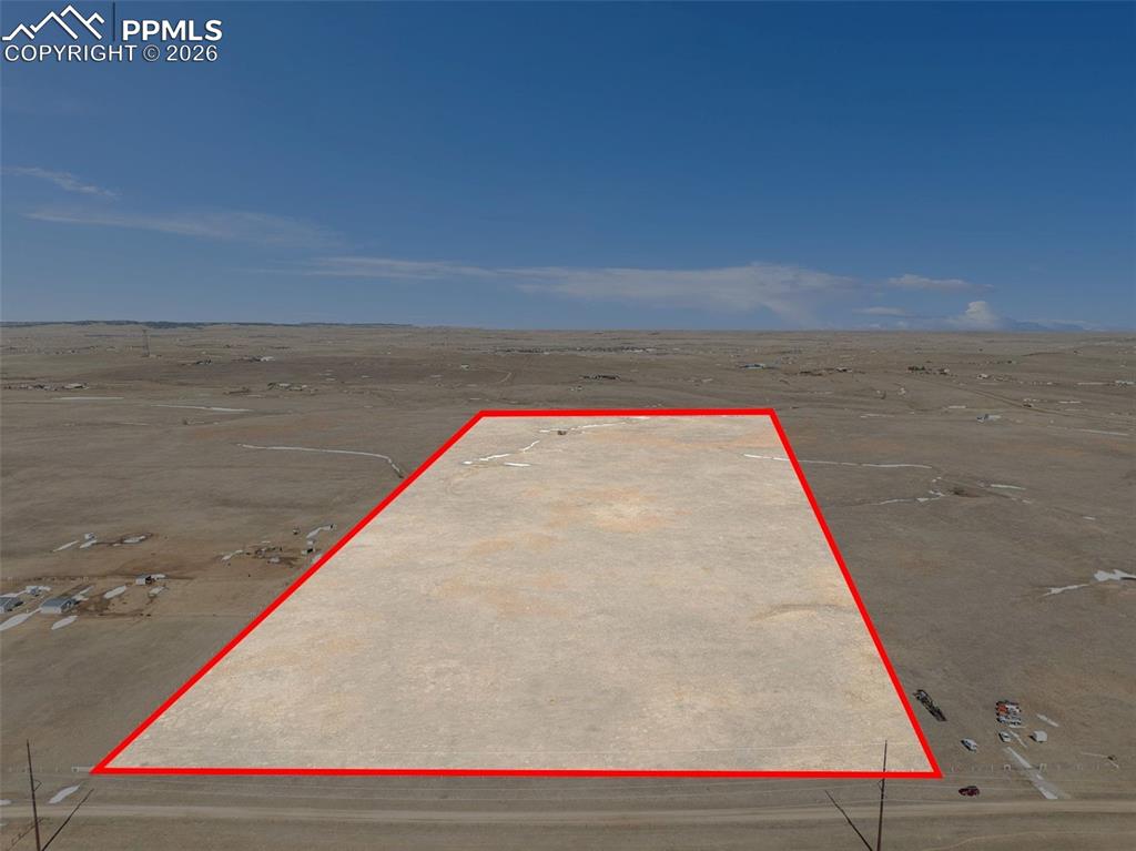 Image 5 of 17: Aerial view showing the subject property’s location along Washington Road.