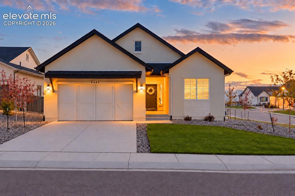 Caption: Imagine coming home to this beautiful Vantage Seabrook model, with a corner lot, incredible views of