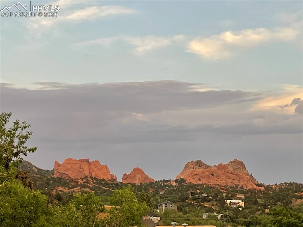 Image 13 of 27: Rooftop deck with Garden of the Gods Views 