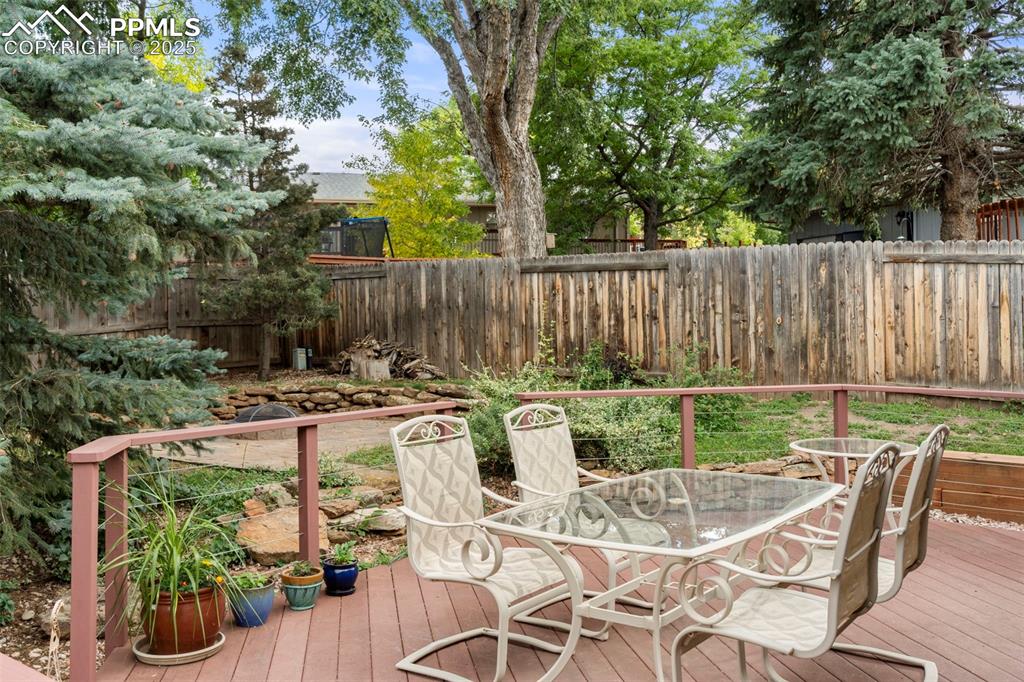 Image 25 of 26: Secluded Deck in the Rear Yard