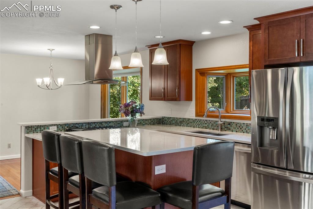 Image 5 of 26: Elevated Kitchen Island