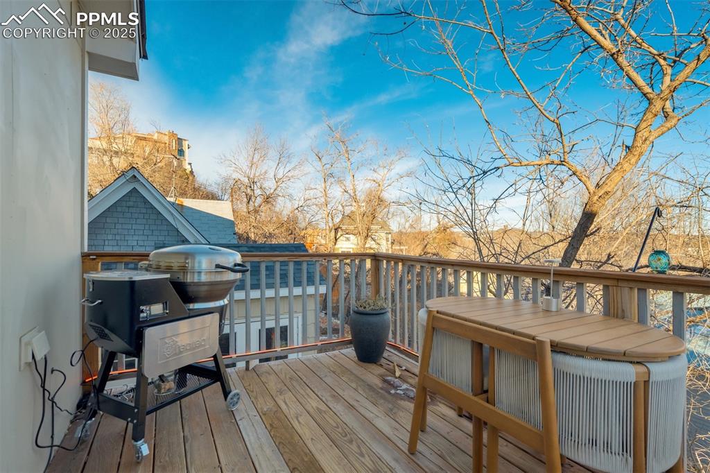 Image 31 of 35: Upper deck off the main level.