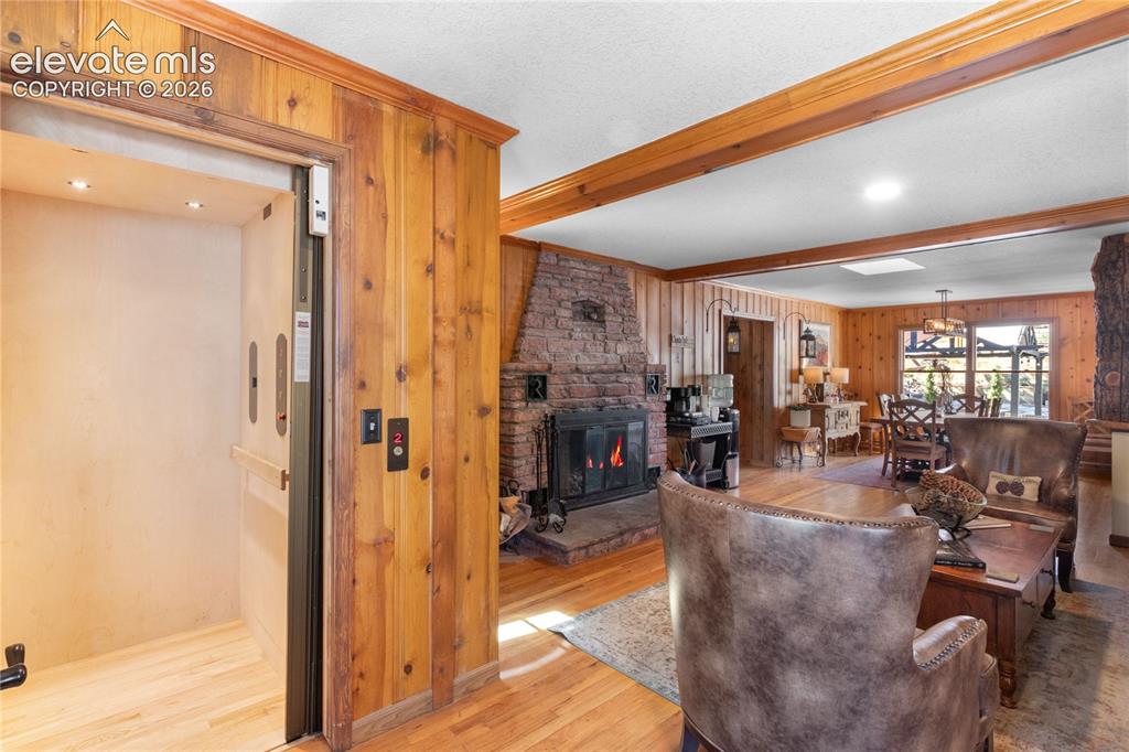 Image 17 of 50: Elevator that takes you to the Downstairs Livingroom