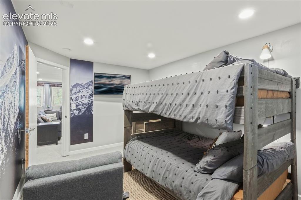Image 44 of 50: 2nd Bedroom w/ Full-Over-Full BunkBed