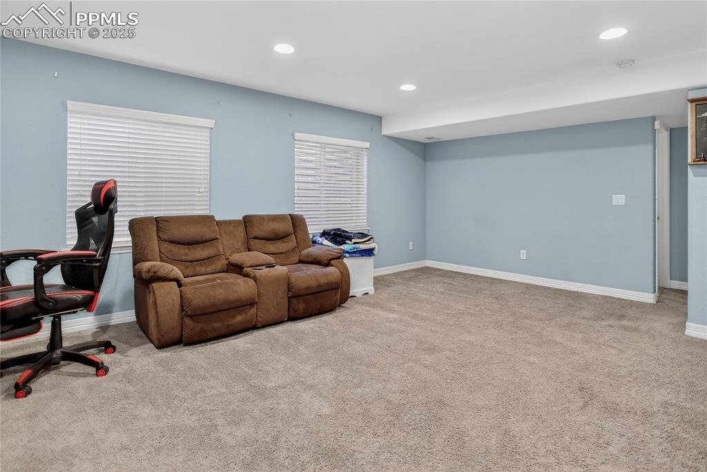 Image 18 of 26: Family room - lower level