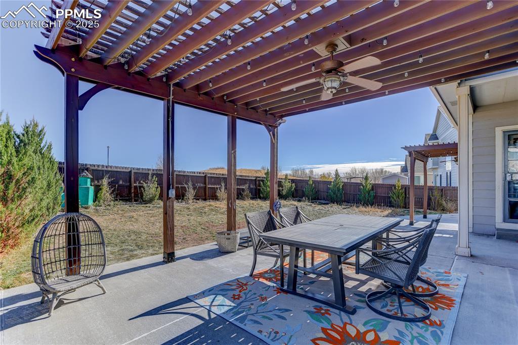 Image 24 of 26: Fully fenced backyard