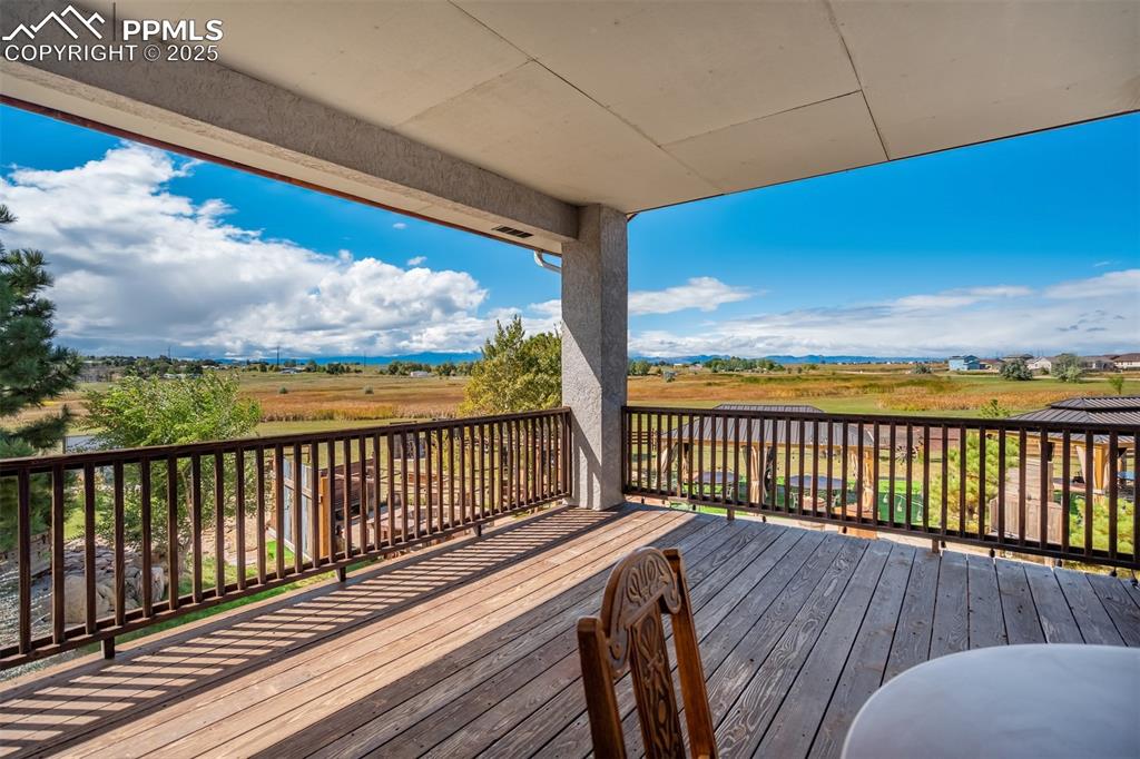 Image 33 of 50: View of wooden deck