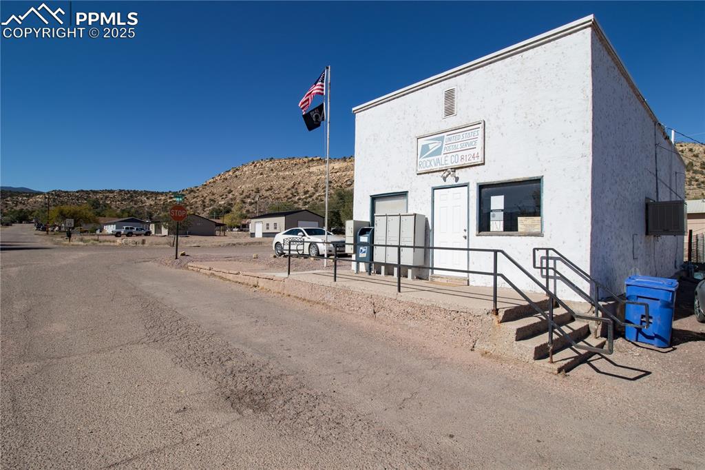 Caption: Front of Structure