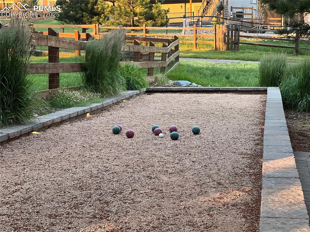 Image 41 of 47: View of yard with a game area