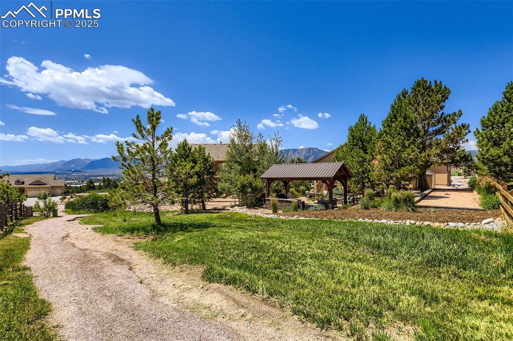 Image 42 of 47: View of mountain backdrop