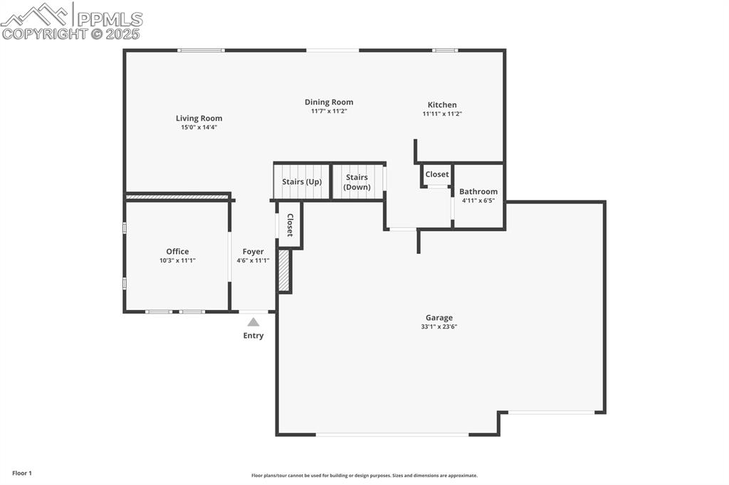 Image 50 of 50: View of floor plan / room layout