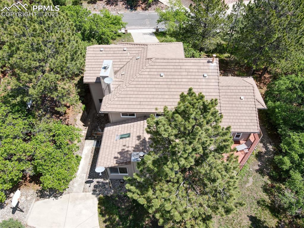 Image 47 of 50: Aerial view of property and surrounding area
