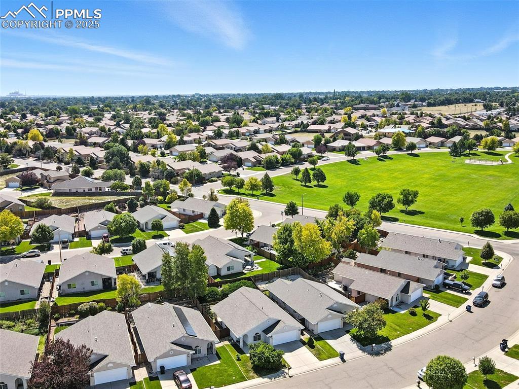 Image 7 of 38: Aerial view over look of neighborhood