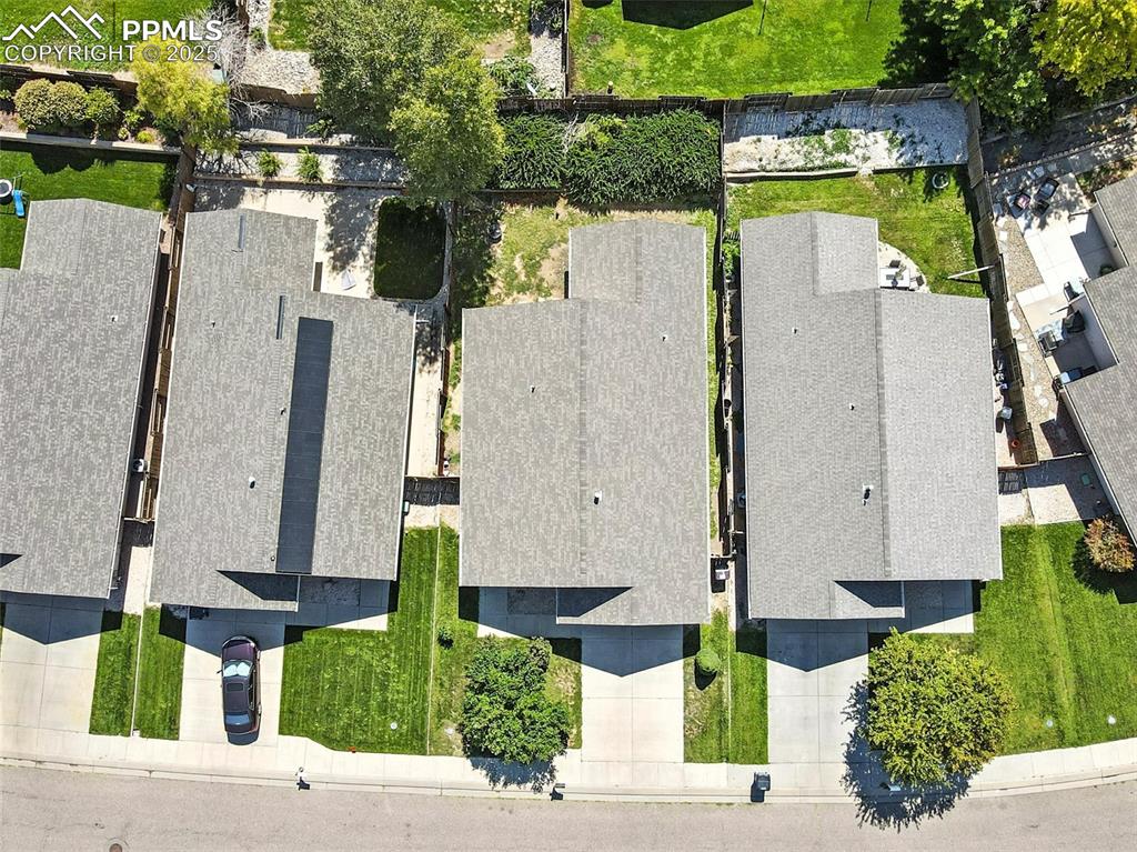 Image 8 of 38: Aerial view top of house