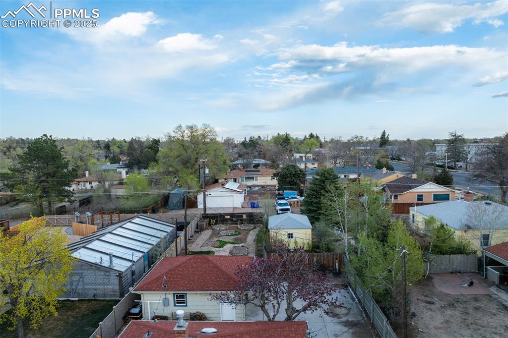 Image 46 of 48: Aerial view of residential area
