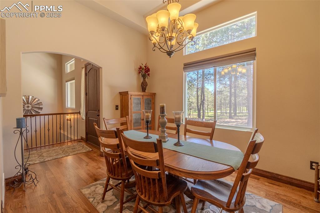 Image 17 of 50: Formal dining room at the front of the main level