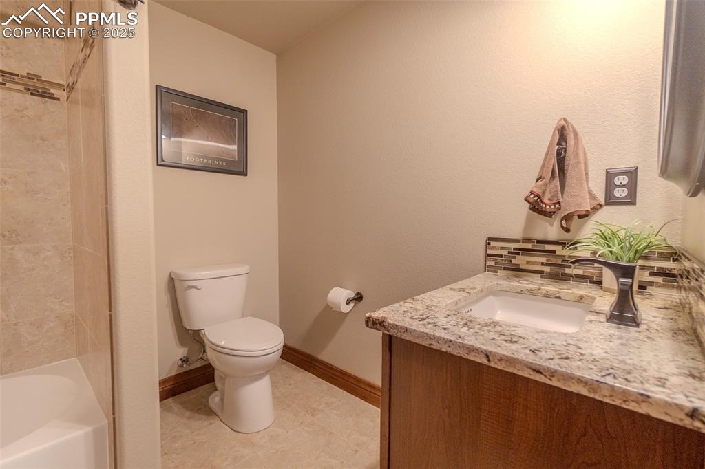 Image 38 of 50: basement full bathroom