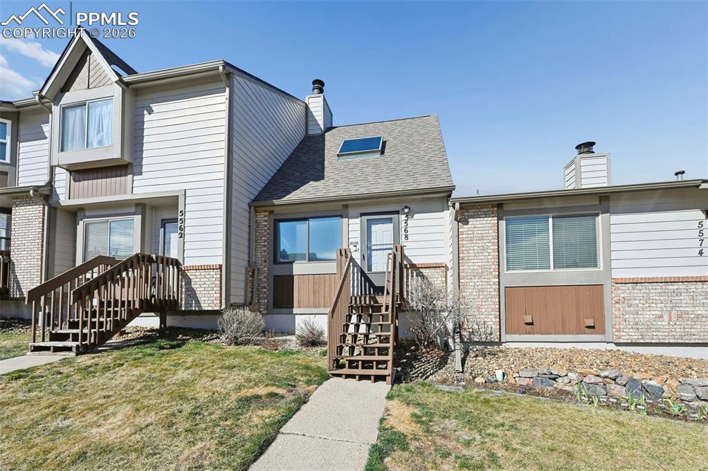 Caption: Front of Structure