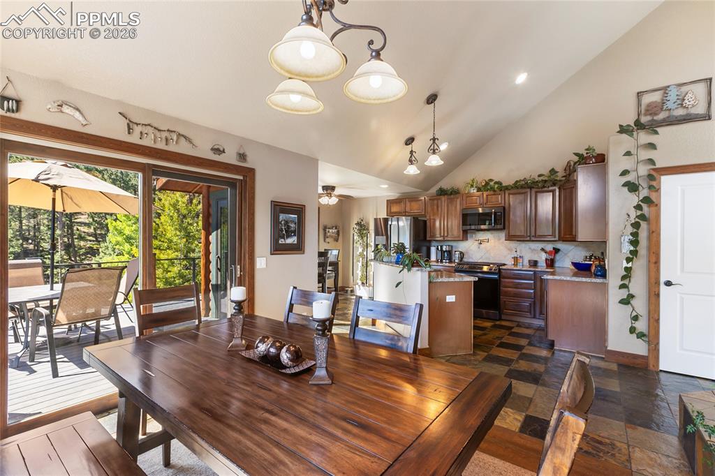 Image 9 of 31: I love this open concept kitchen to dining to outdoor living area!