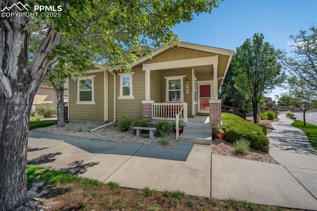 Caption: Front of Structure