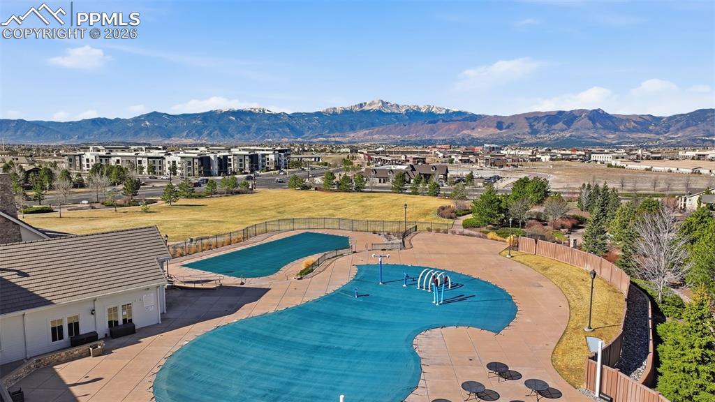 Image 46 of 48: Mountain view from pools