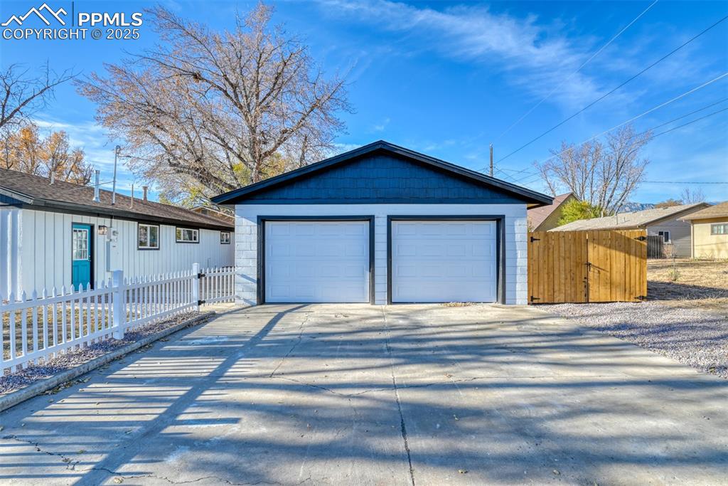 Image 7 of 48: View of detached garage