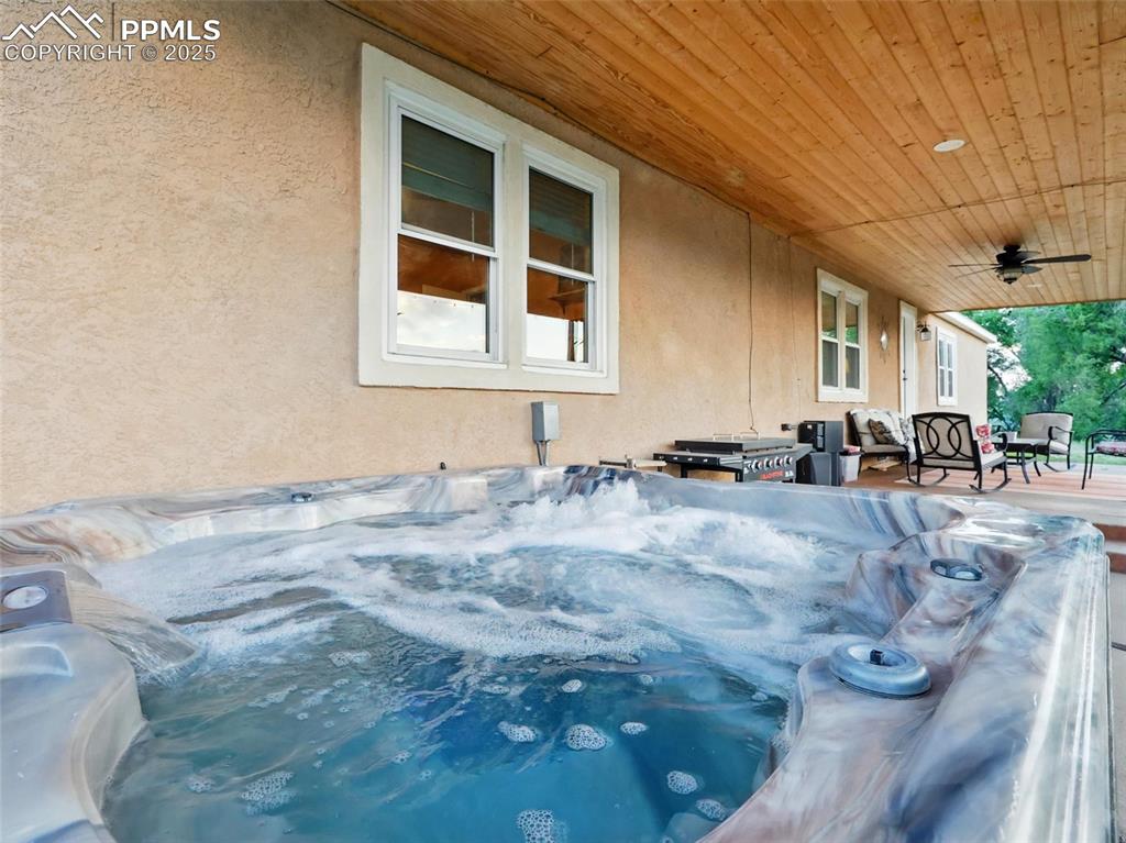 Image 31 of 45: Hot Tub for relaxation