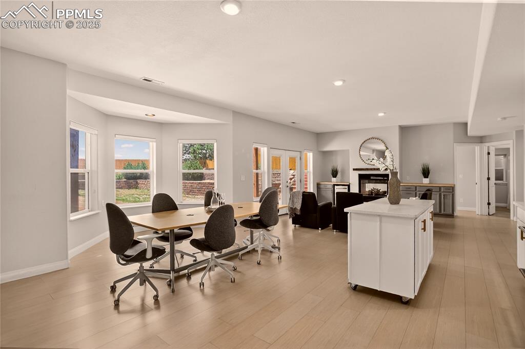 Image 28 of 46: Spacious walk-out family room - lower level