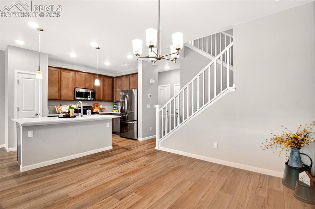 Image 9 of 29: Dining room/kitchen great for social gatherings. 
