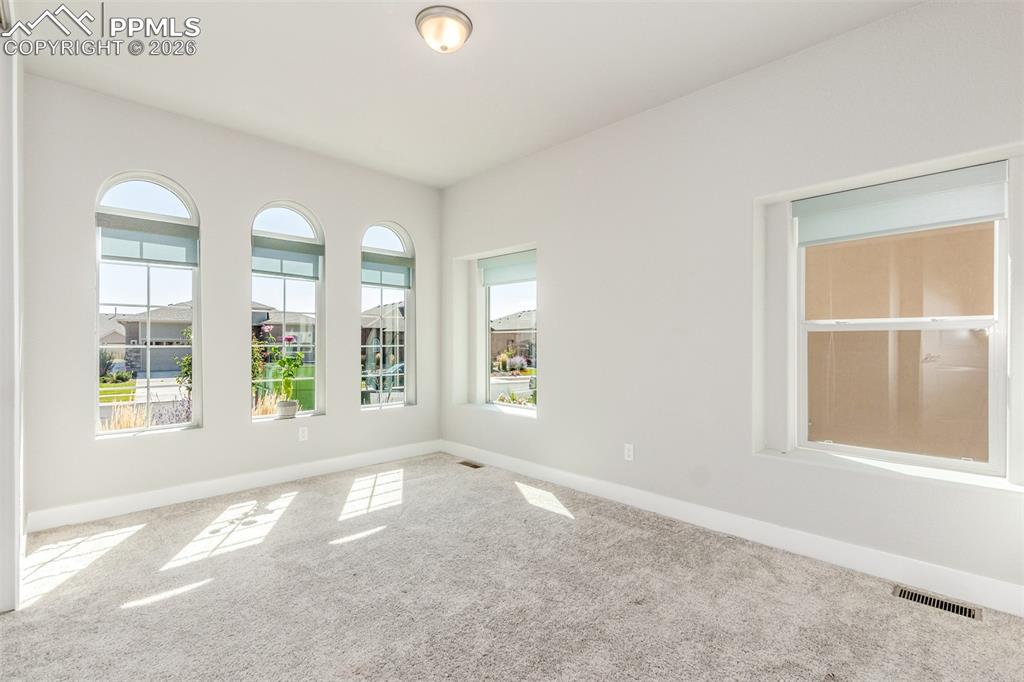 Image 21 of 46: Carpeted empty room featuring healthy amount of natural light