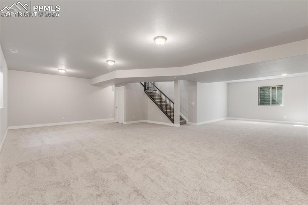 Image 23 of 46: Finished basement 