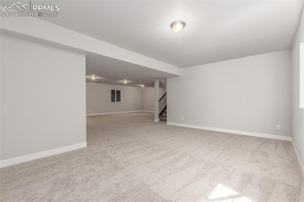 Image 25 of 46: Finished basement