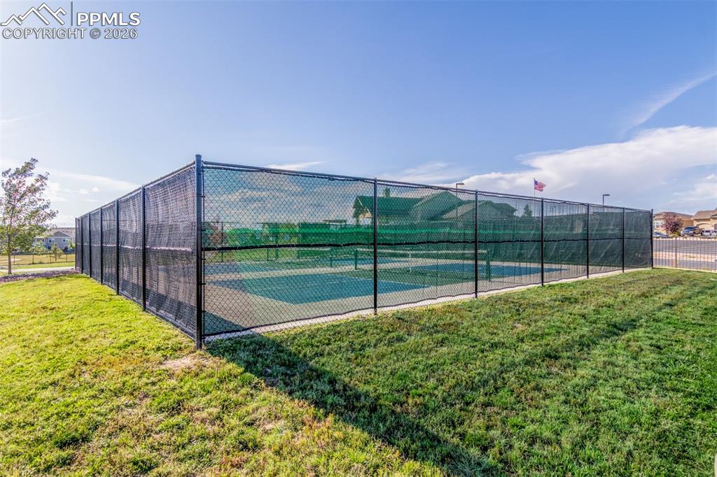 Image 38 of 46: View of tennis court