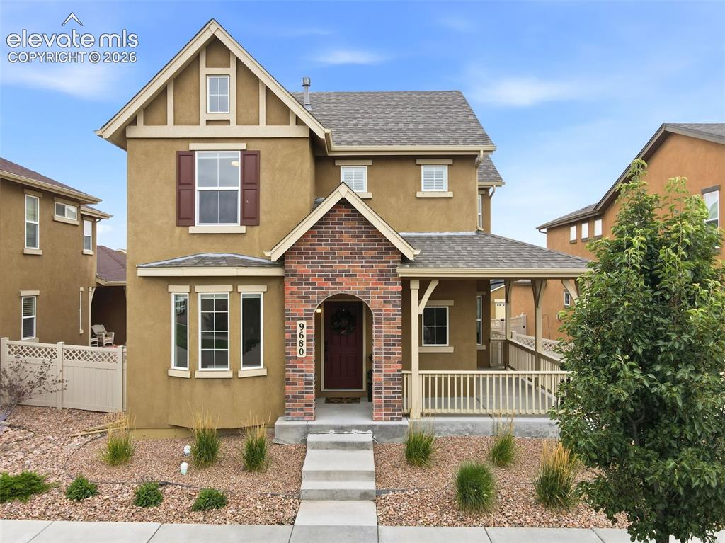 Caption: Stunning, low maintenance Wolf Ranch home 2 doors down from the park!