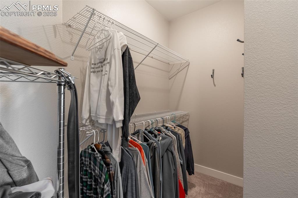 Image 17 of 41: Spacious closet featuring carpet flooring