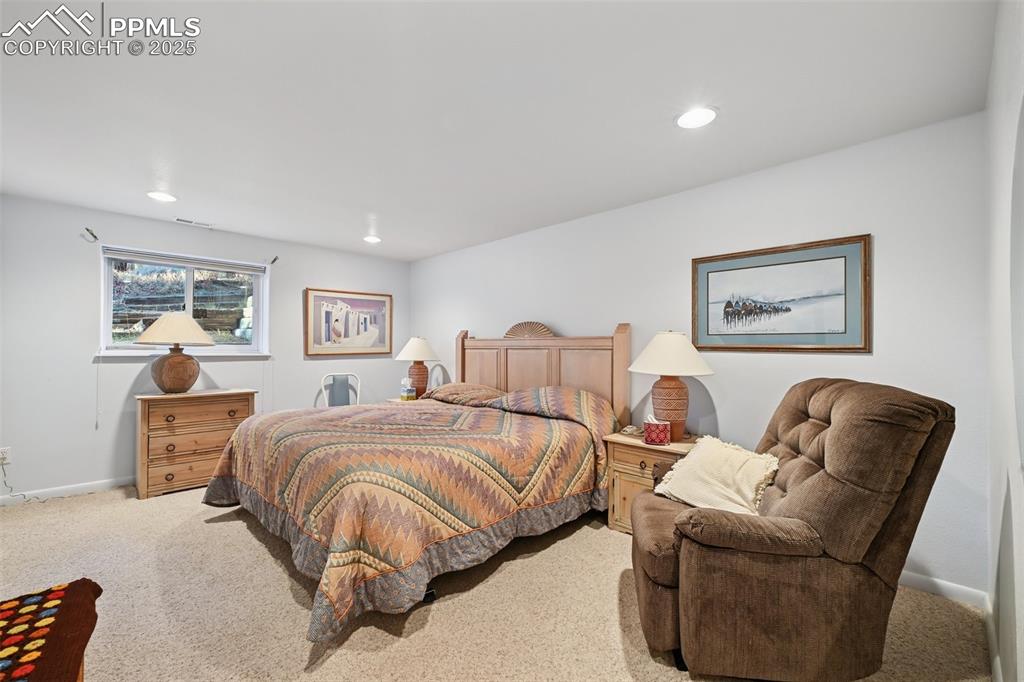 Image 40 of 48: Bedroom featuring carpet floors and recessed lighting
