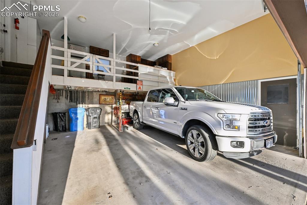 Image 44 of 48: Upper storage loft off the main level
