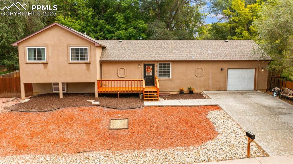 Caption: Front of Structure