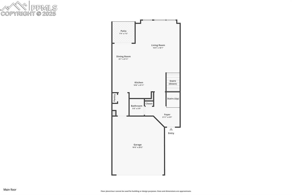 Image 37 of 40: Main level floor plan