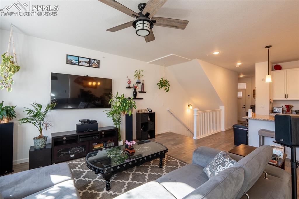 Image 6 of 40: Living room/kitchen - main floor