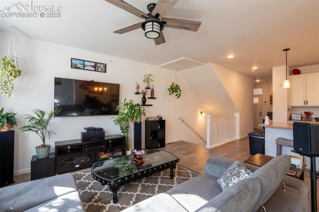 Image 6 of 40: Living room/kitchen - main floor