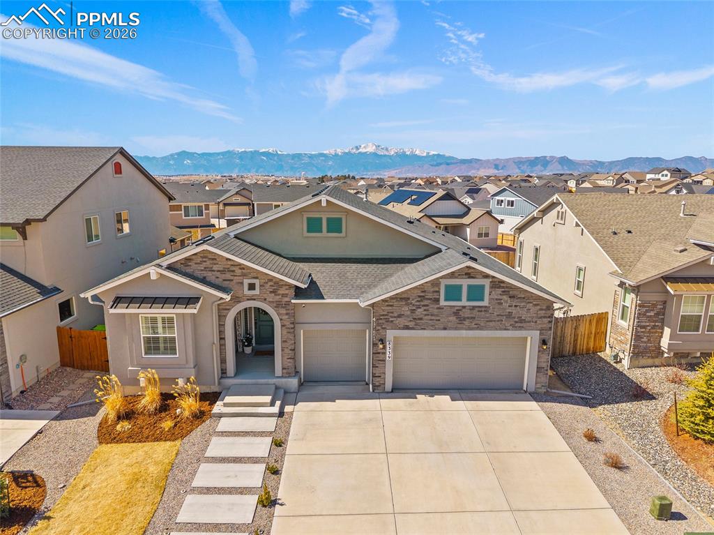 Caption: Front of Structure