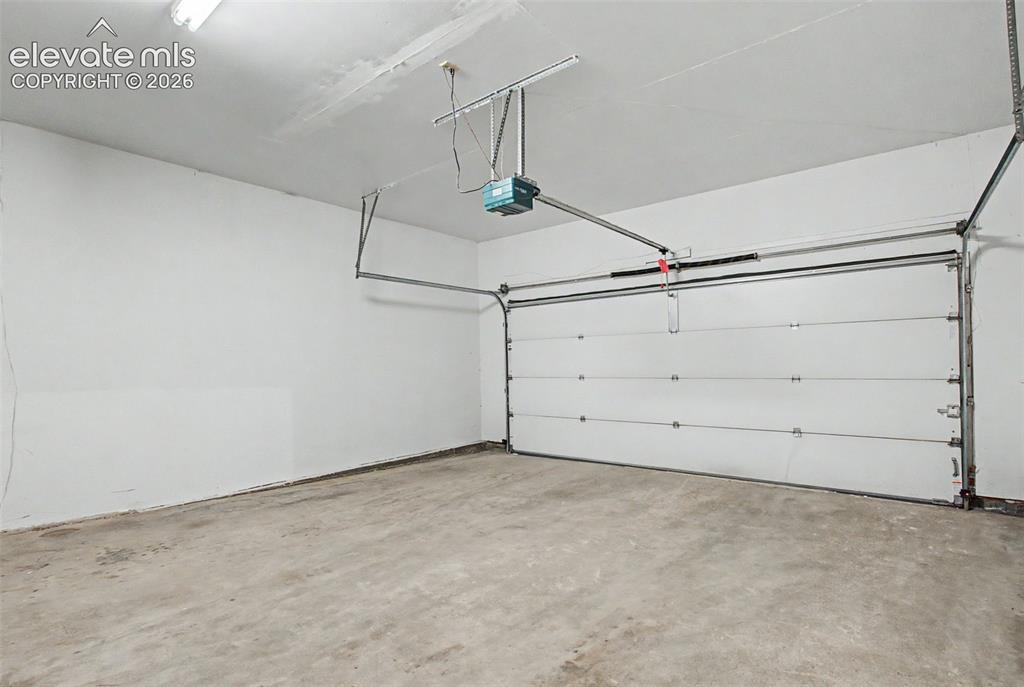 Image 45 of 49: Interior of the attached 2-car garage!