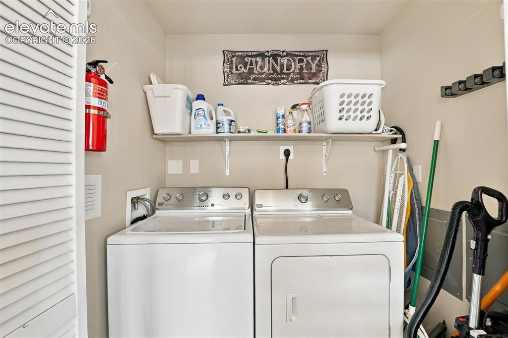 Image 26 of 50: Upper level laundry space
